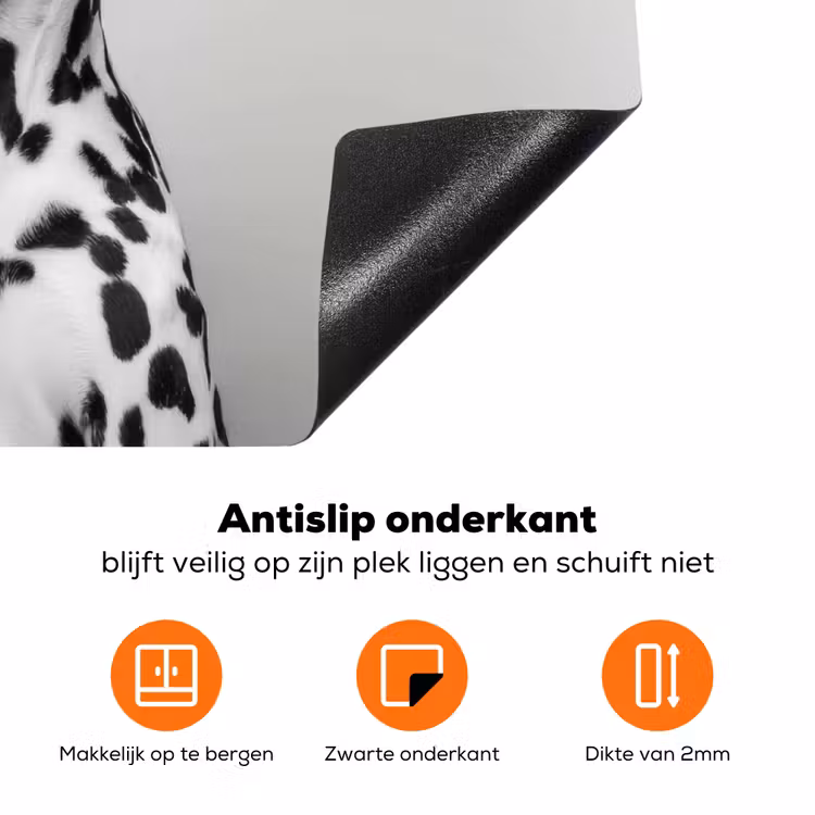 Zonnebril - Dalmatiër - Wijnglas - Tong Inductie beschermer vinyl 3mm klein -zzzzzzz-td-onderkant