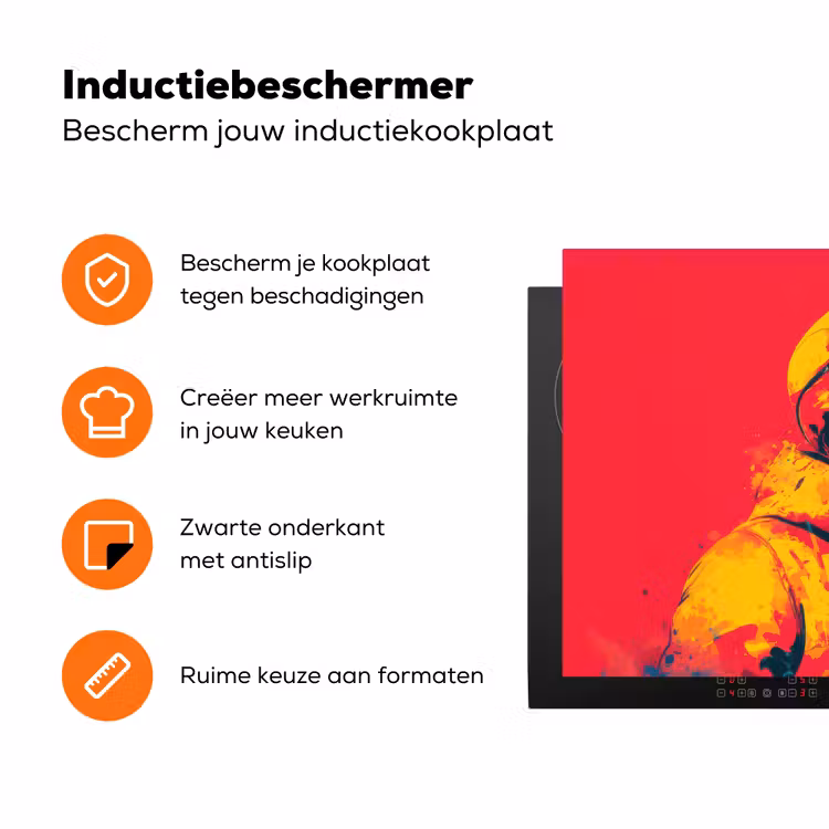 Zonnebril - Schedel - Jas - Rood Inductie beschermer vinyl 3mm klein -zzzzzzz-td-ups