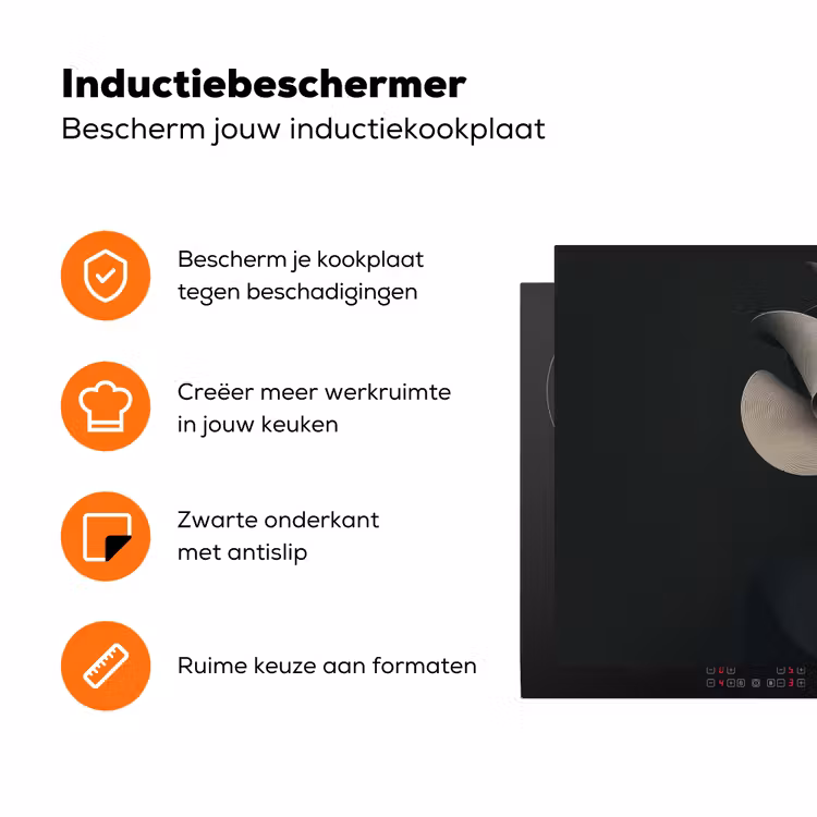 Zwarte - Hoed - Vrouw Inductie beschermer vinyl 3mm klein -zzzzzzz-td-ups