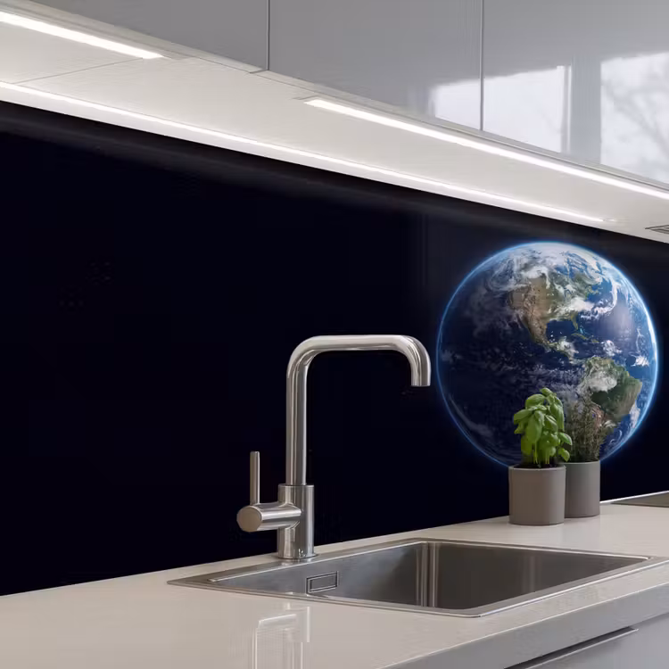 Keuken achterwand - Aarde - Ruimte - Kosmos - Aarde - Ruimte - Kosmos keuken achterwand 2 middel