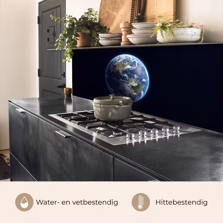 Keuken achterwand - Aarde - Ruimte - Kosmos - Aarde - Ruimte - Kosmos keuken achterwand 2 middel