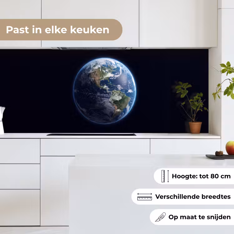 Keuken achterwand - Aarde - Ruimte - Kosmos - Aarde - Ruimte - Kosmos keuken achterwand 2 middel