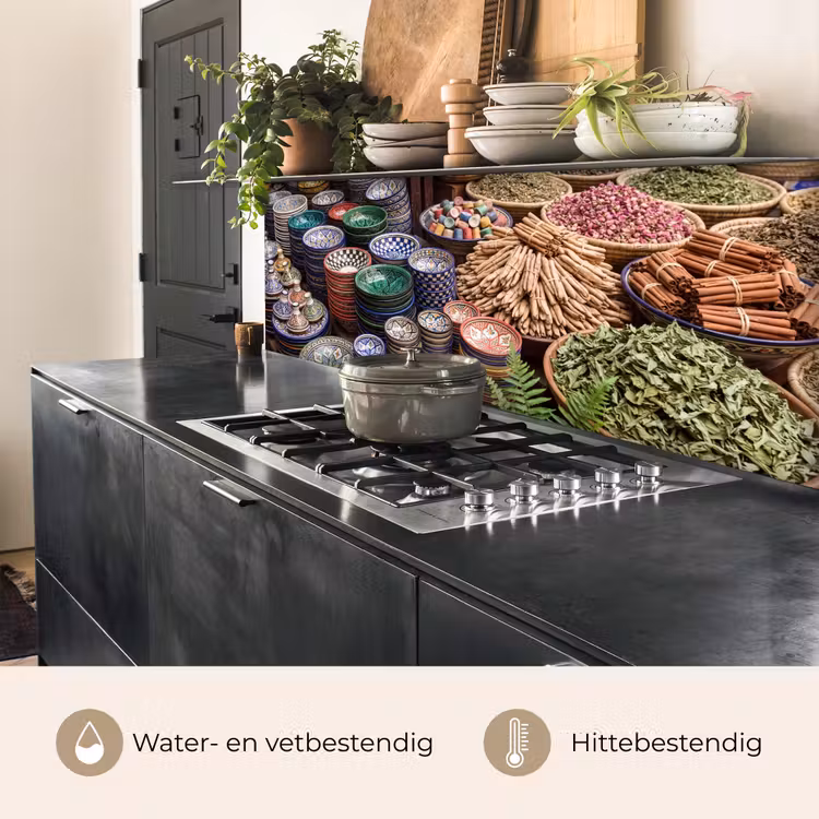Keuken achterwand - Aardewerk - Oosters - Kleurrijk - Aardewerk - Oosters - Kleurrijk keuken achterwand 2 middel