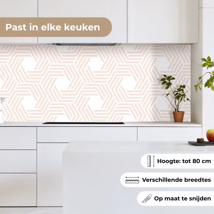 Abstract - Patronen - Design keuken achterwand 2 middel 871 -sfeer4_NL