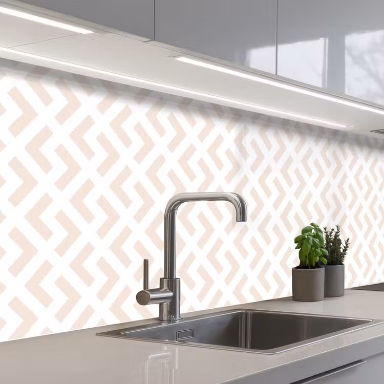 Abstract - Patronen - Design - Lijn keuken achterwand 2 middel 871 -3d_schuin