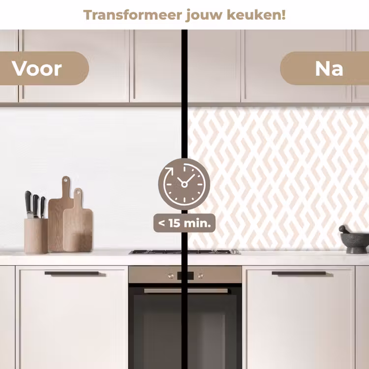 Abstract - Patronen - Design - Lijn keuken achterwand 2 middel 871 -voor-na2_NL