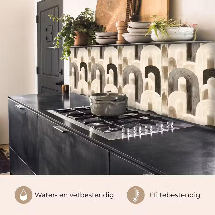 Abstract - Patroon - Bogen keuken achterwand 2 middel 871 -usp_NL
