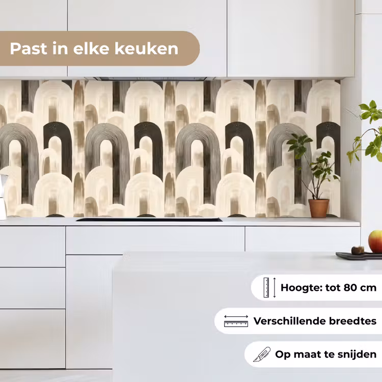 Abstract - Patroon - Bogen keuken achterwand 2 middel 871 -sfeer4_NL