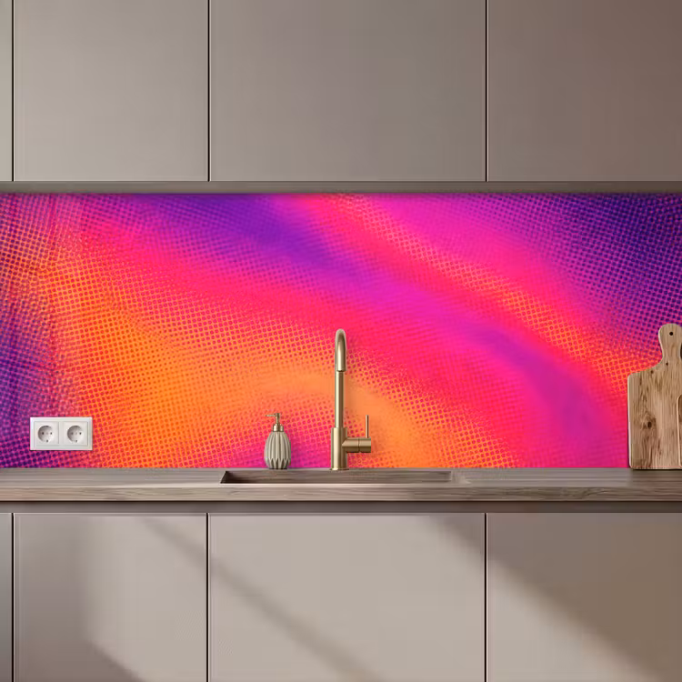 Abstract - Patroon - Kleurverloop keuken achterwand 2 middel zz_3dshopping