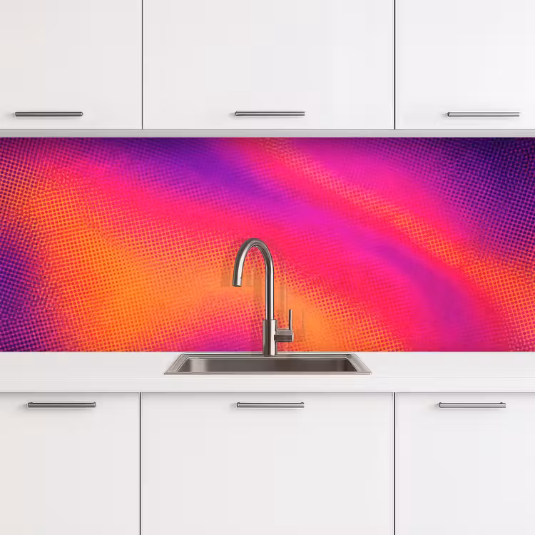 Abstract - Patroon - Kleurverloop keuken achterwand 2 middel -3d