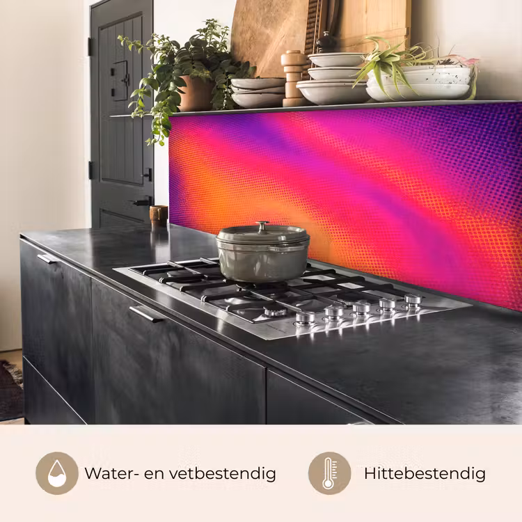 Abstract - Patroon - Kleurverloop keuken achterwand 2 middel -usp_NL