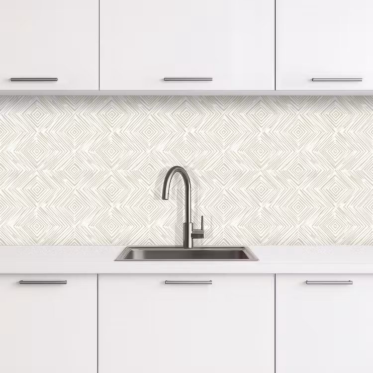 Abstract - Ruiten - Beige keuken achterwand 2 middel 871 -3d