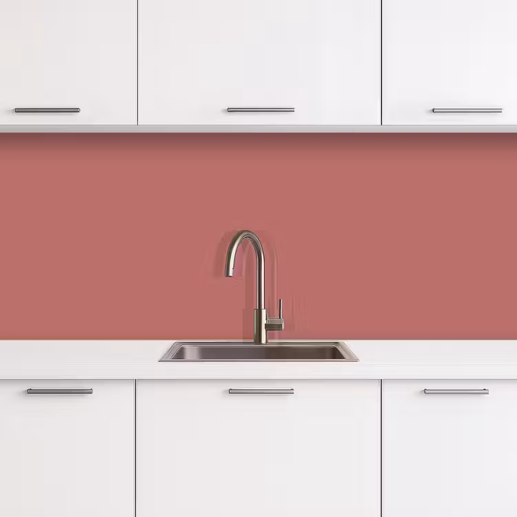 Ancient - Rose - Roze keuken achterwand 2 middel 871 -3d