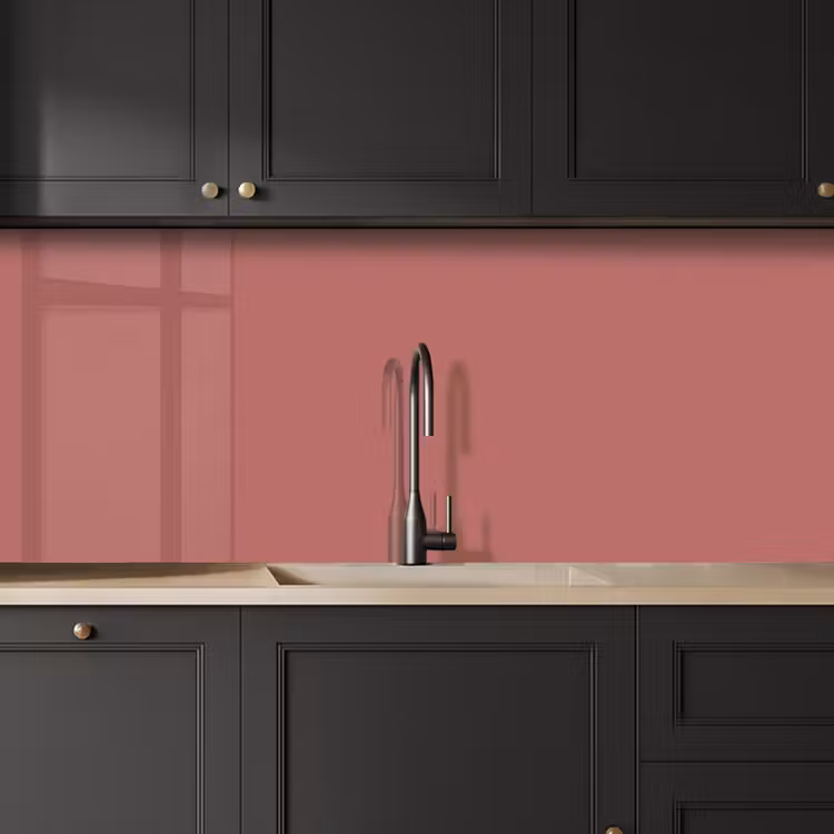 Ancient - Rose - Roze keuken achterwand 2 middel 871 -sfeer1