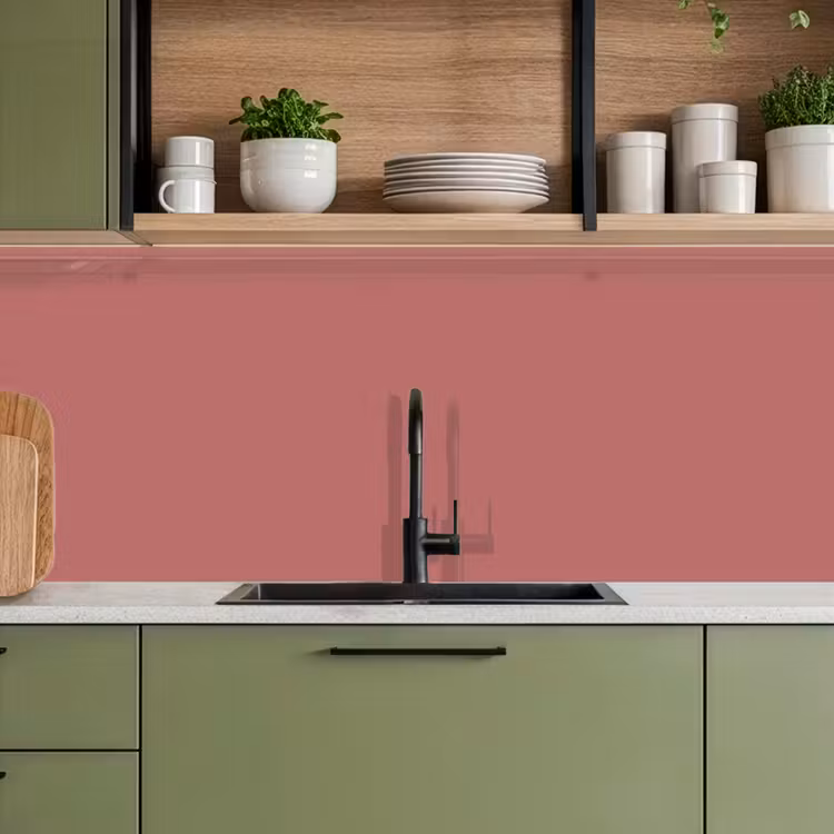 Ancient - Rose - Roze keuken achterwand 2 middel 871 -sfeer3