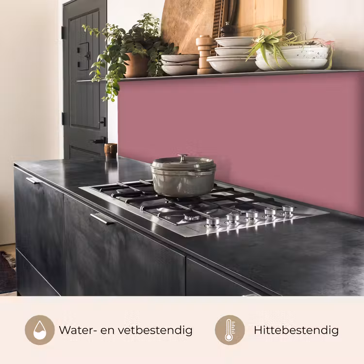 Antique - Mauve - Roze keuken achterwand 2 middel 871 -usp_NL