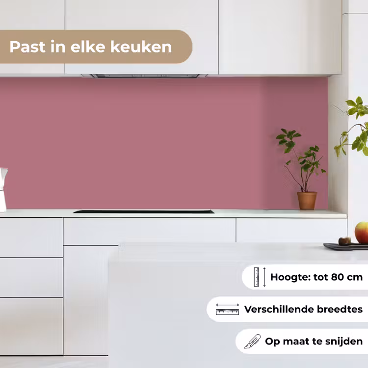 Antique - Mauve - Roze keuken achterwand 2 middel 871 -sfeer4_NL