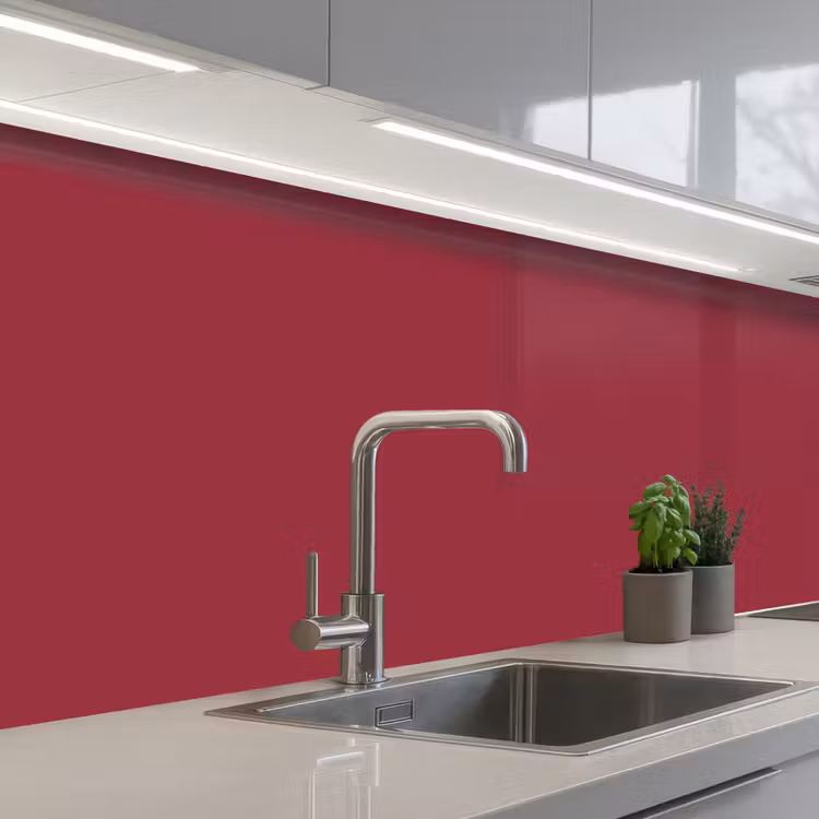 Antique - Ruby - Rood keuken achterwand 2 middel 871 -3d_schuin