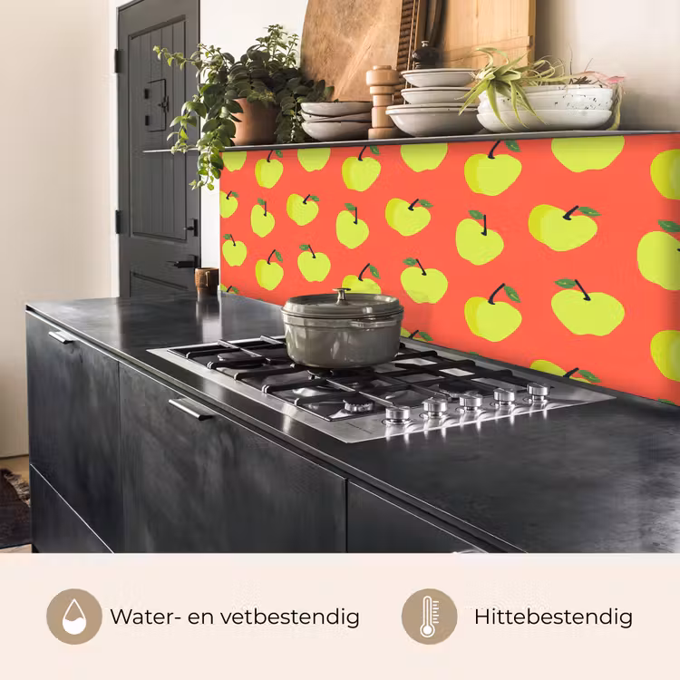 Appels - Modern - Groen keuken achterwand 2 middel 871 -usp_NL