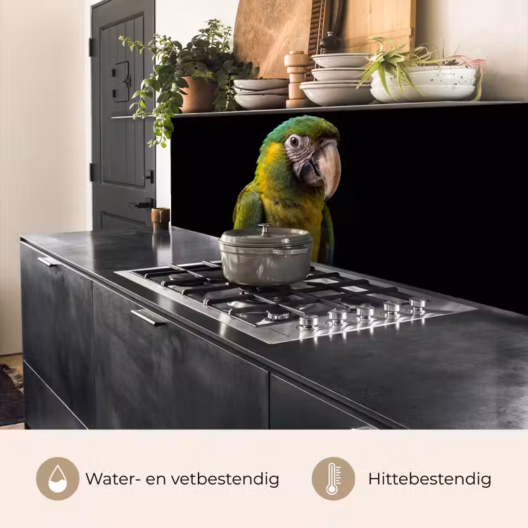 Ara - Portret - Groen keuken achterwand 2 middel -usp_NL