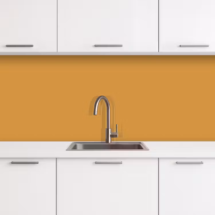 Autumn - Mustard - Geel keuken achterwand 2 middel 871 -3d