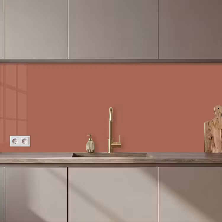 Baked - Earth - Oranje keuken achterwand 2 middel 871 zz_3dshopping