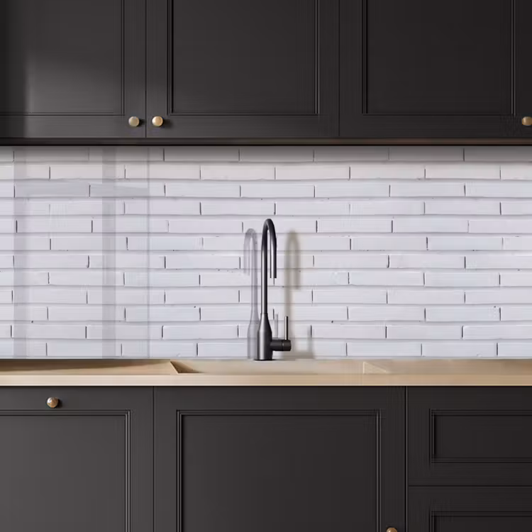 Bakstenen - Geverfd - Wit - Minimalistisch keuken achterwand 2 middel 871 -sfeer1