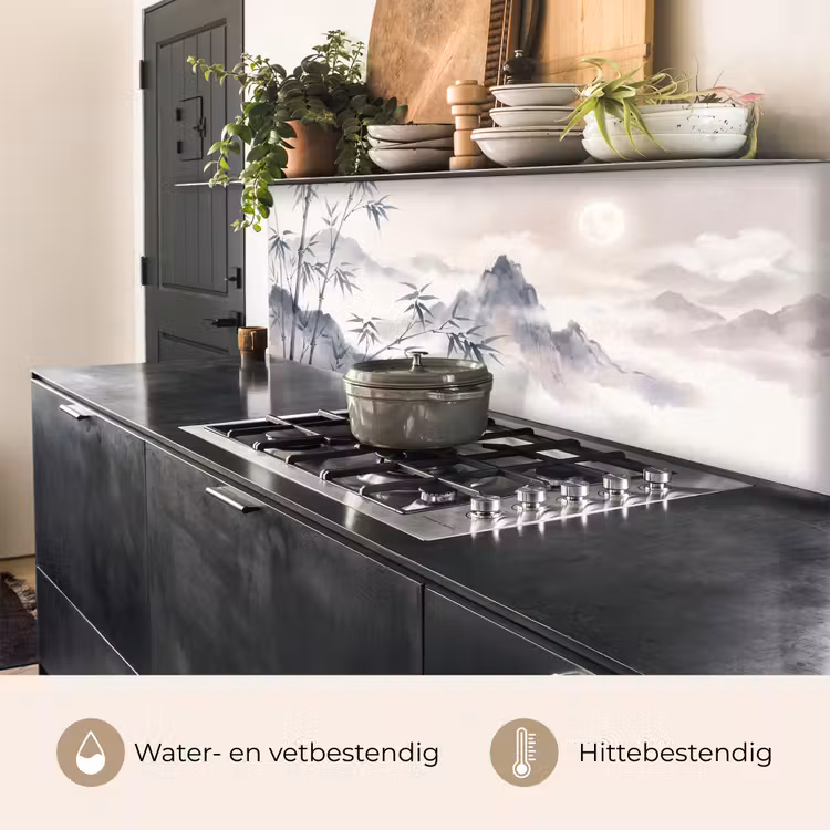 Bamboe - Azië - Grijs keuken achterwand 2 middel -usp_NL