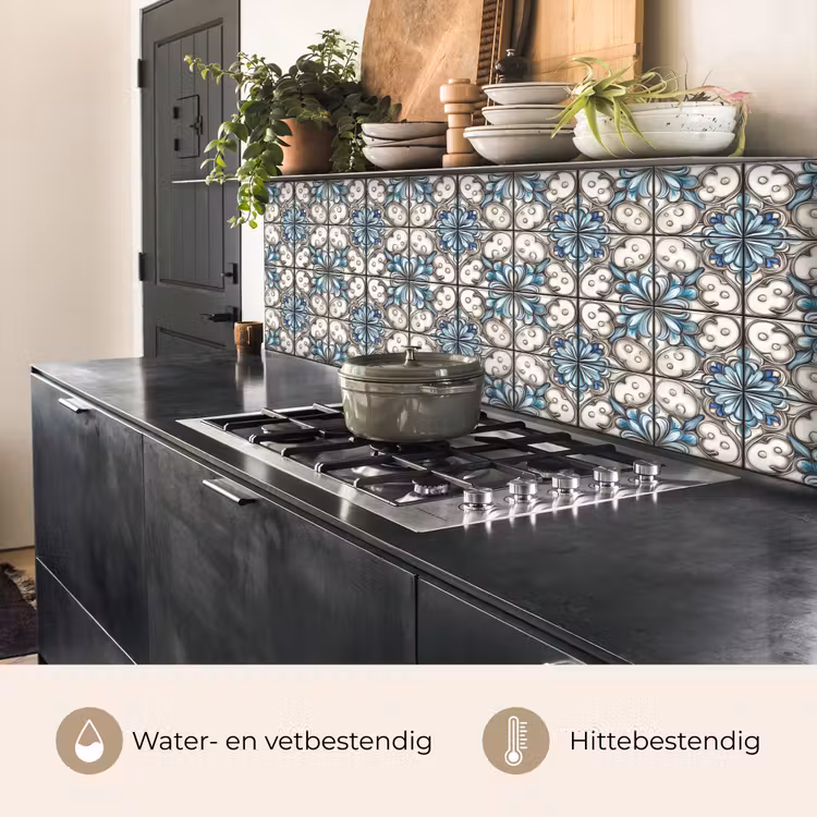 Barok - Tegel - Kleurrijk keuken achterwand 2 middel 871 -usp_NL