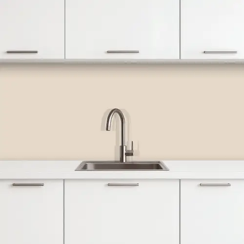 Beige - Effen kleur keuken achterwand 2 middel 871 -3d