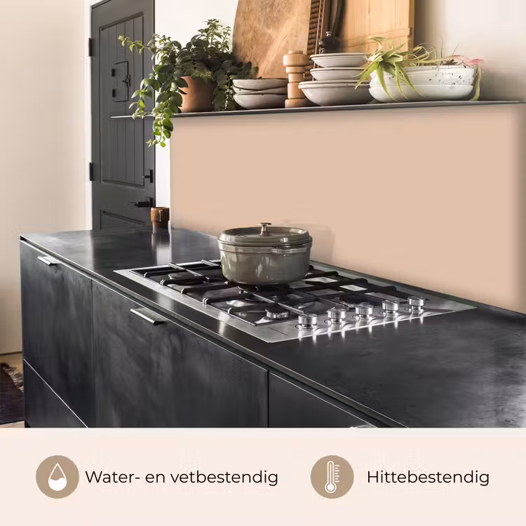 Beige - Kleuren - Effen keuken achterwand 2 middel 871 -usp_NL