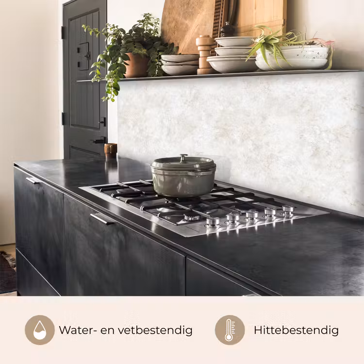 Beige - Marmer - Aders keuken achterwand 2 middel 871 -usp_NL