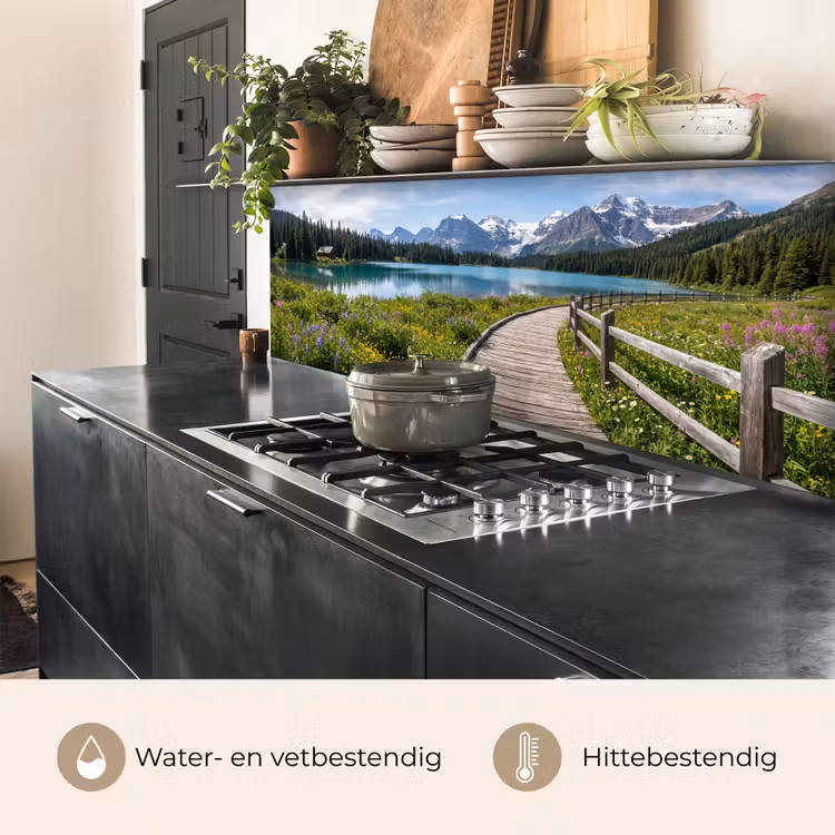 Bergen - Meer - Landschap - Blauw keuken achterwand 2 middel -usp_NL
