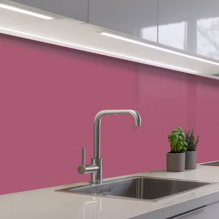 Berry - Roze -Pink keuken achterwand 2 middel 871 -3d_schuin