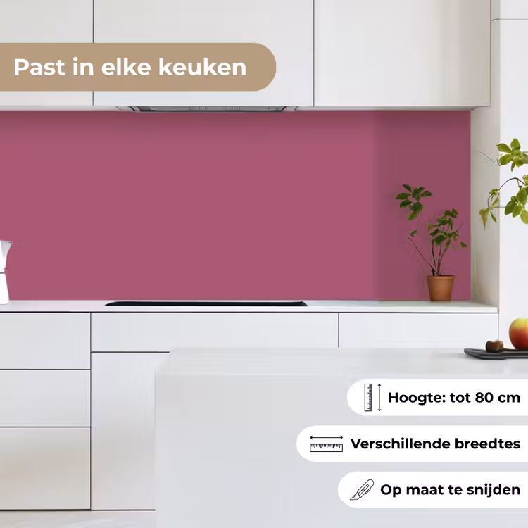 Berry - Roze -Pink keuken achterwand 2 middel 871 -sfeer4_NL