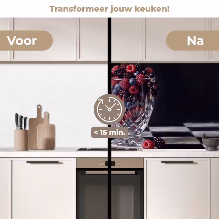 Keuken achterwand - Bessen - Kristal - Stilleven - Bessen - Kristal - Stilleven keuken achterwand 2 middel