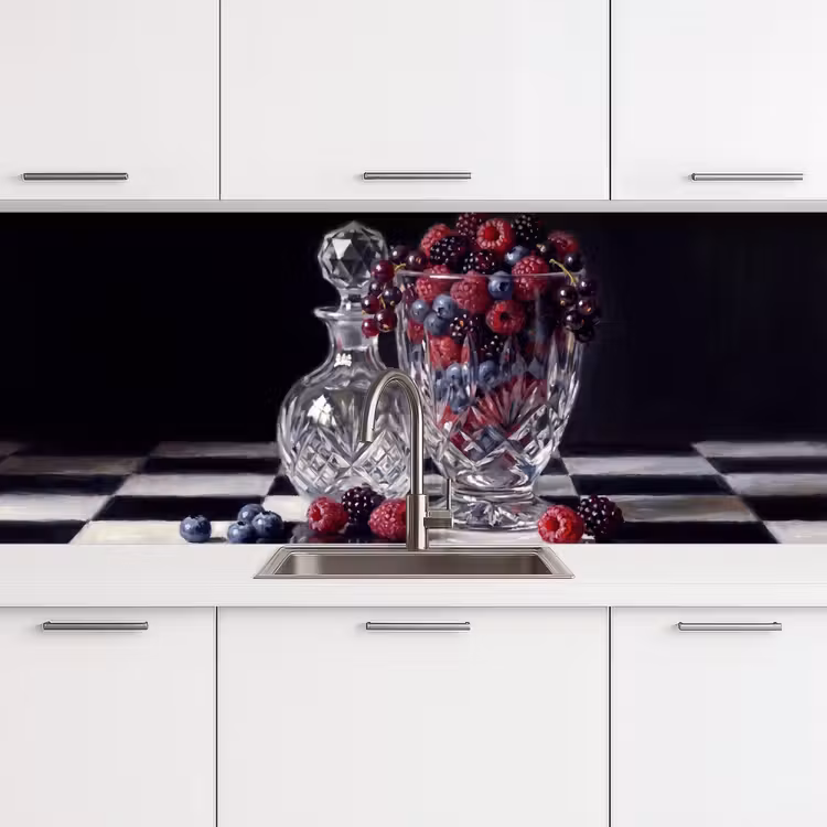 Keuken achterwand - Bessen - Kristal - Stilleven - Bessen - Kristal - Stilleven keuken achterwand 2 middel