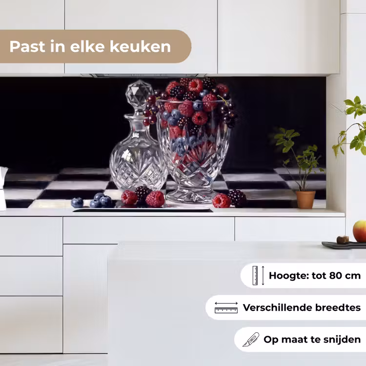 Keuken achterwand - Bessen - Kristal - Stilleven - Bessen - Kristal - Stilleven keuken achterwand 2 middel