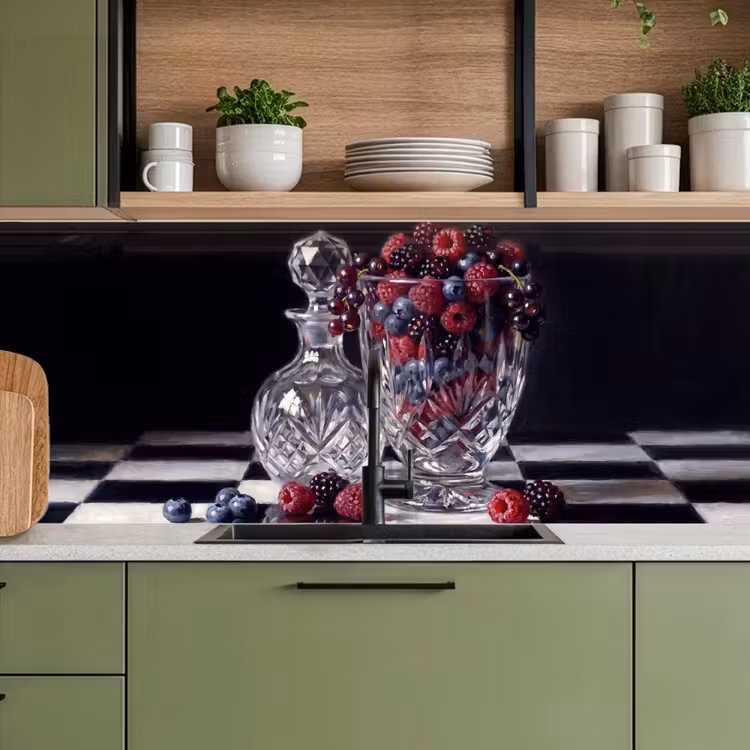 Keuken achterwand - Bessen - Kristal - Stilleven - Bessen - Kristal - Stilleven keuken achterwand 2 middel