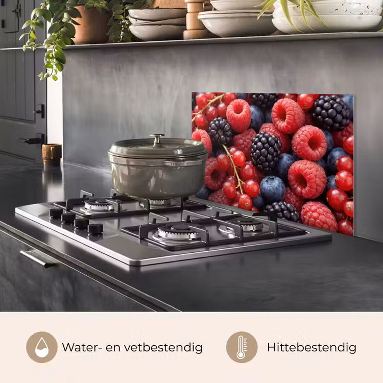 Bessen - Mix - Vers - Eten - Kleurrijk keuken achterwand spatscherm klein -usp_NL