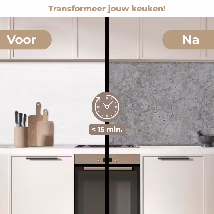 Beton - Antiek - Patronen keuken achterwand 2 middel 871 -voor-na2_NL