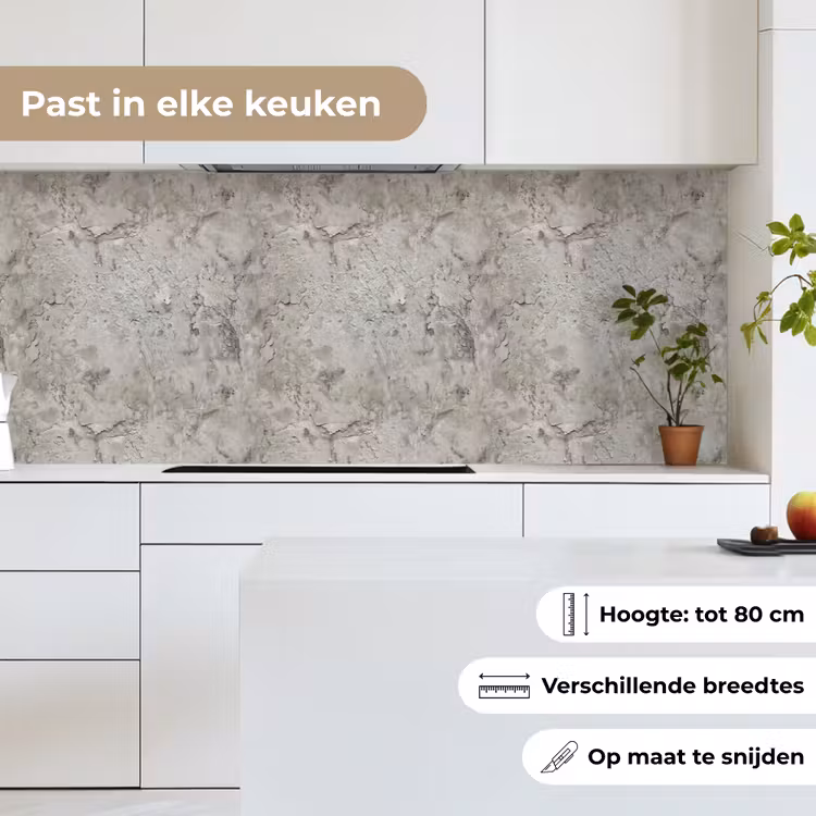 Beton - Grijs - Muur keuken achterwand 2 middel 871 -sfeer4_NL