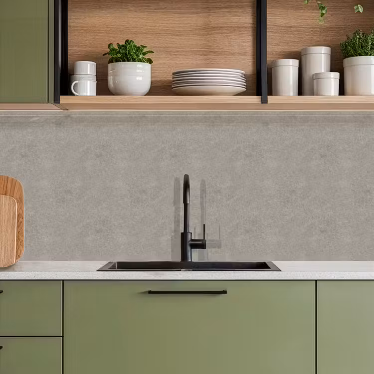 Beton - Grijs - Patronen - Industrieel keuken achterwand 2 middel 871 -sfeer3