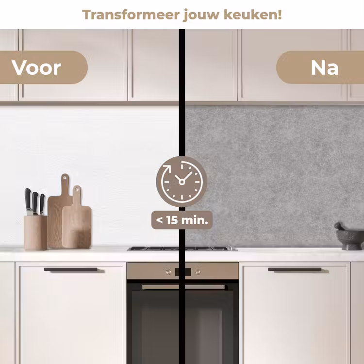 Beton - Oud - Patroon keuken achterwand 2 middel 871 -voor-na2_NL