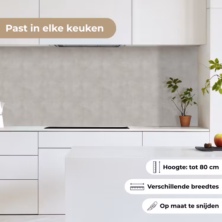 Beton - Patroon - Abstract keuken achterwand 2 middel 871 -sfeer4_NL