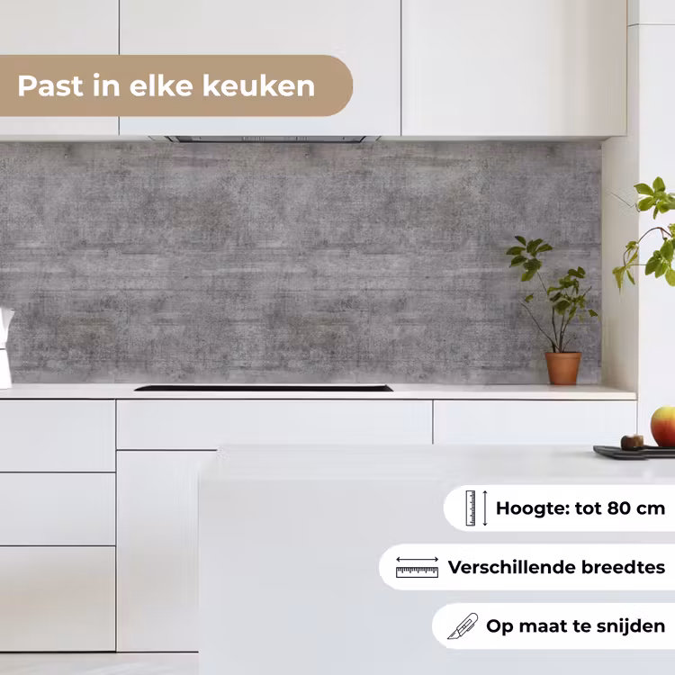 Beton - Patroon - Antiek keuken achterwand 2 middel 871 -sfeer4_NL