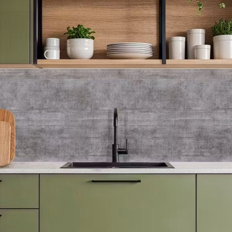 Beton - Patroon - Antiek keuken achterwand 2 middel 871 -sfeer3