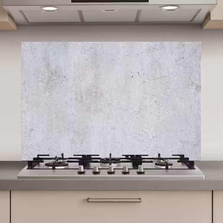 Beton - Textuur - Achtergrond - Grijs - Industrieel keuken achterwand spatscherm klein -3d_website
