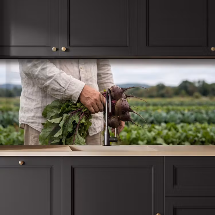 Bieten - Vers - Moestuin keuken achterwand 2 middel -sfeer1