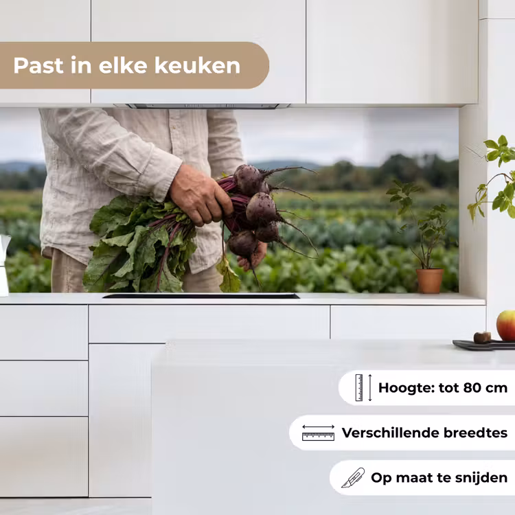 Bieten - Vers - Moestuin keuken achterwand 2 middel -sfeer4_NL